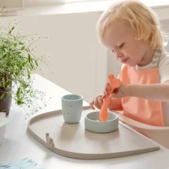 Silikone ske 2 stk Lalee Blå