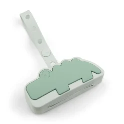 Silikone sutteholder Croco Grøn