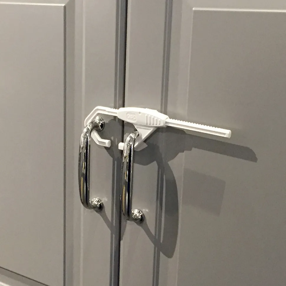 Skabslås til dobbeltlåger - 2 Stk.