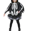 Skeleton Pige kostume 7-10 år