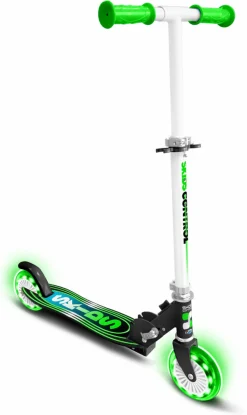 Skids Control Foldbart løbehjul med lys, grøn