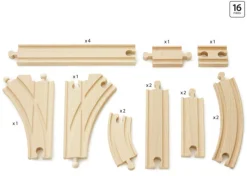 Skinnesæt, 16 dele - FSC®