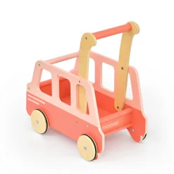 Skolebus skubbevogn pink