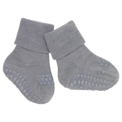 Skridsikre Strømper - Merino Uld - Grey melange