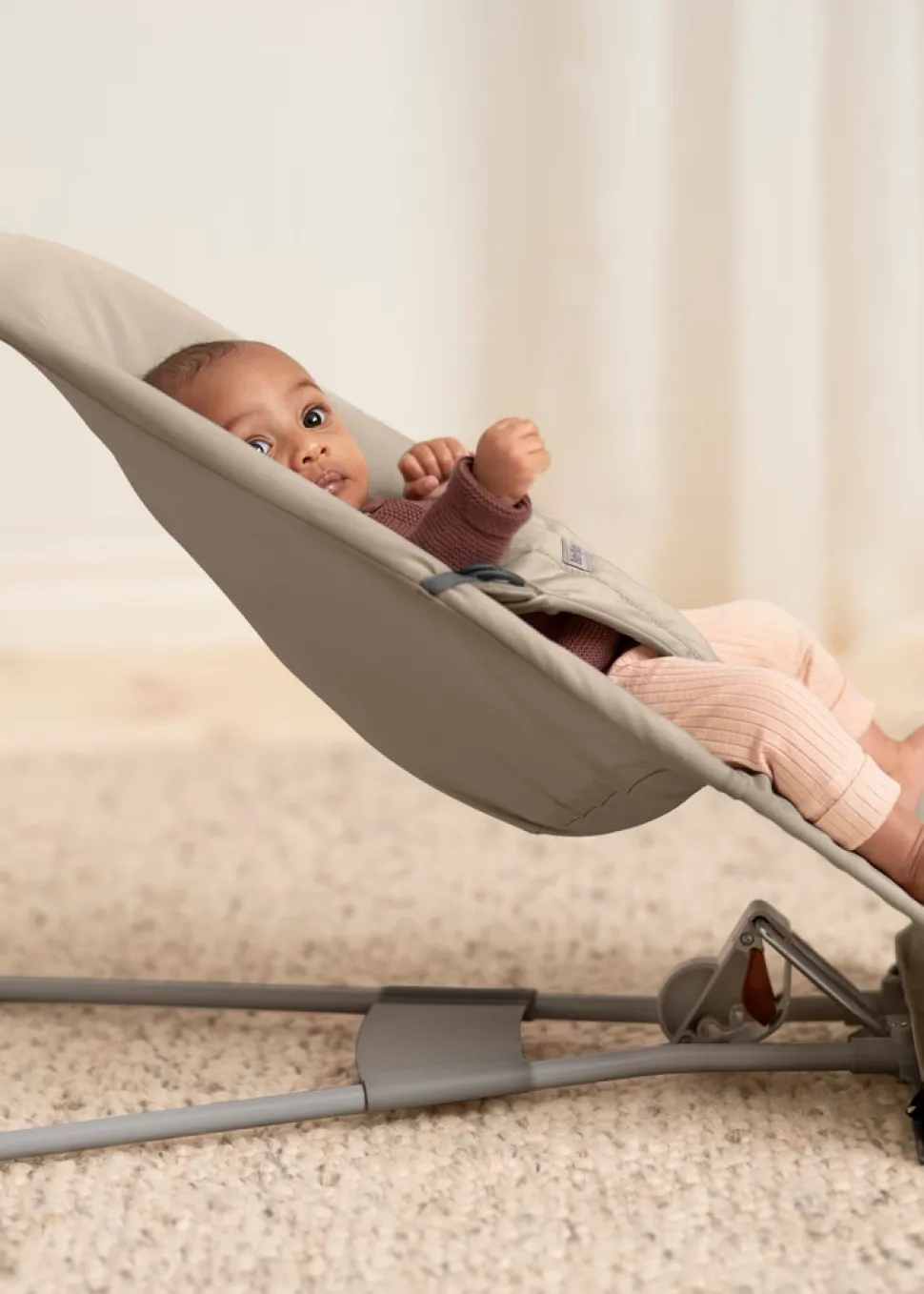 Skråstol Balance Soft, Sandgrå