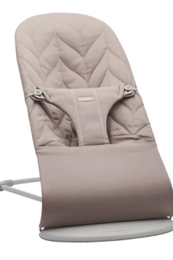 Skråstol Bliss - Vævet, Blomsterbladsquilt, Sandgrå