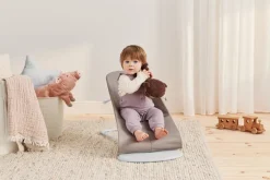 Skråstol Bliss - Vævet, Blomsterbladsquilt, Sandgrå