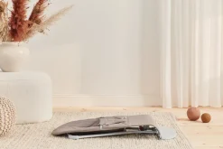 Skråstol Bliss - Vævet, Blomsterbladsquilt, Sandgrå