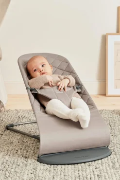 Skråstol Bliss - Vævet, Klassisk quilt, Sandgrå