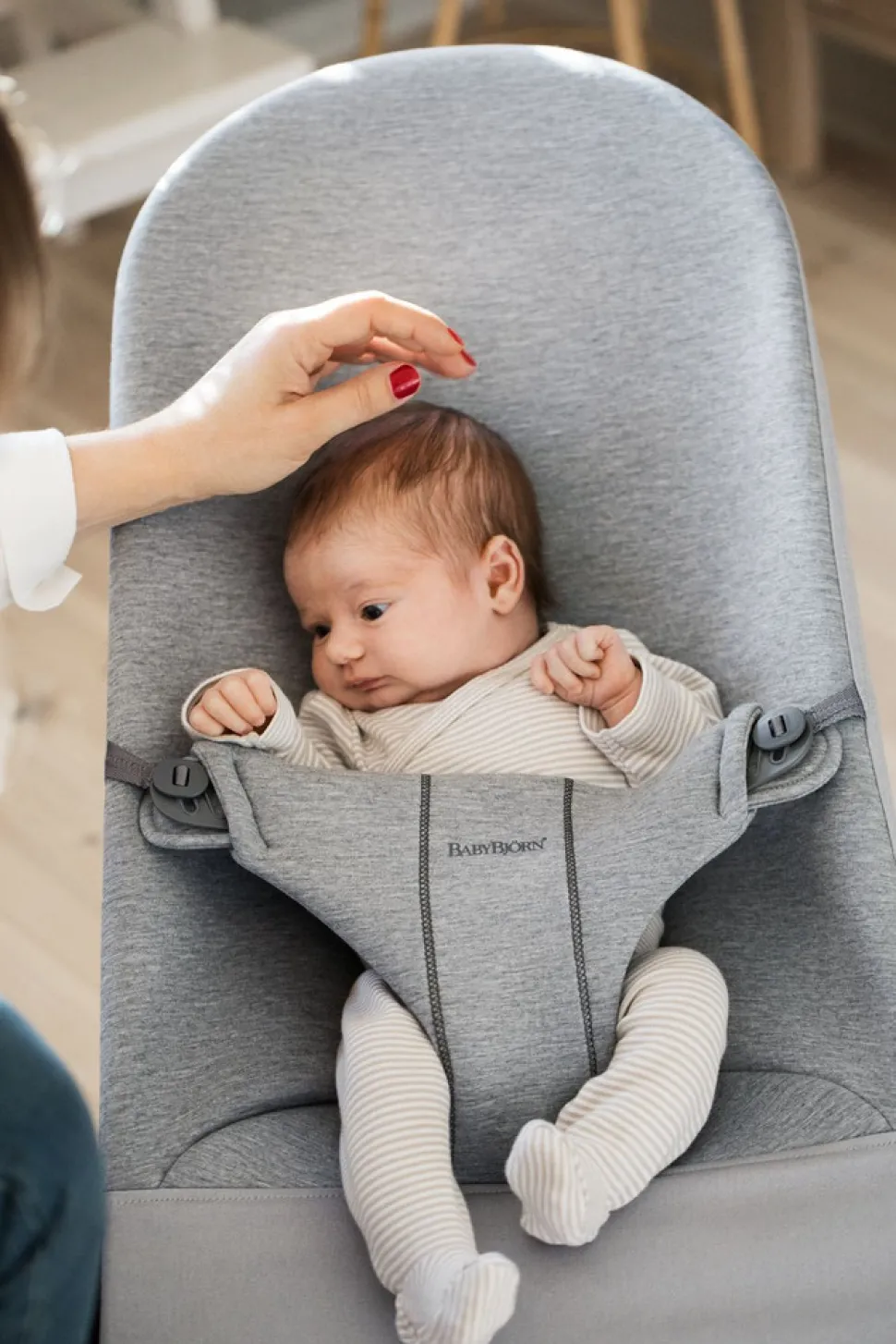 Skråstol Bliss 3D - jersey lysgrå