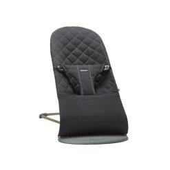 Skråstol Bliss Vævet Kl. Quilt - Sort/Mørkegrå