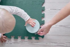 Skumlegegulv Bekids, Støvet Grøn 9 stk