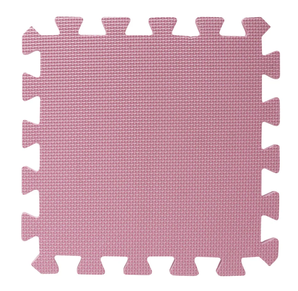 Skumlegegulv Bekids, Støvet Rosa 9 stk