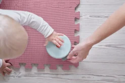 Skumlegegulv Bekids, Støvet Rosa 9 stk