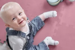 Skumlegegulv Bekids, Støvet Rosa 9 stk