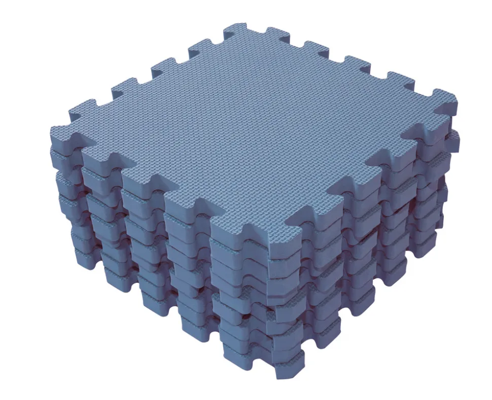 Skumlegegulv Bekids, Støvet Blå 9 stk