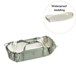 SleepCarrier X inkl. waterproof bedding - Agave green