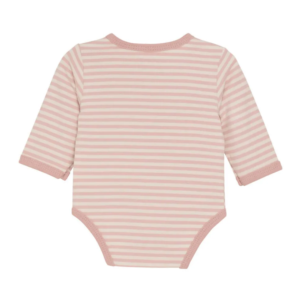 Slå-om Body Langærmet - Pale Mauve