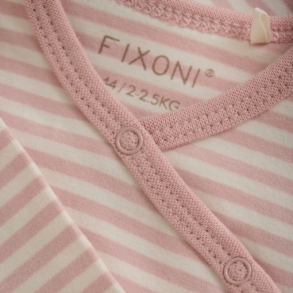 Slå-om Body Langærmet - Pale Mauve