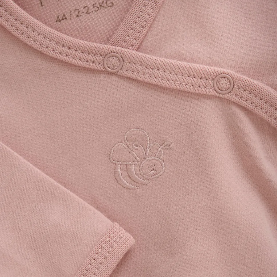 Slå-om Body Langærmet - Pale Mauve