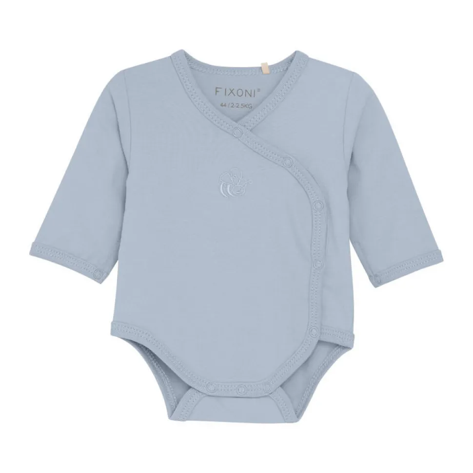 Slå-om Body Langærmet - Zen Blue