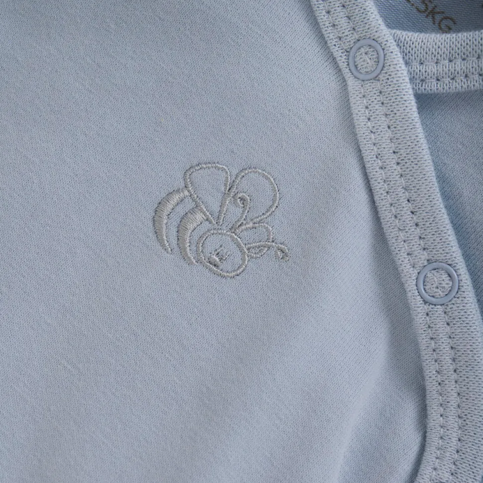 Slå-om Body Langærmet - Zen Blue