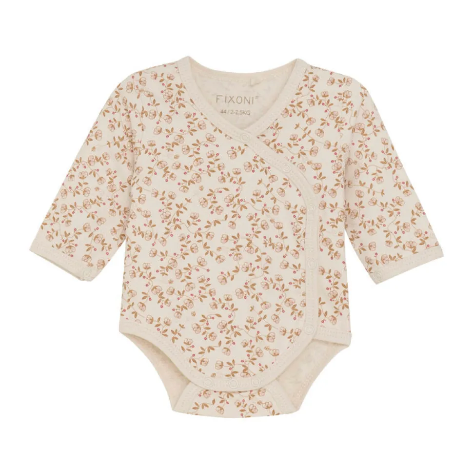 Slå-om Body Langærmet AOP - Pale Mauve