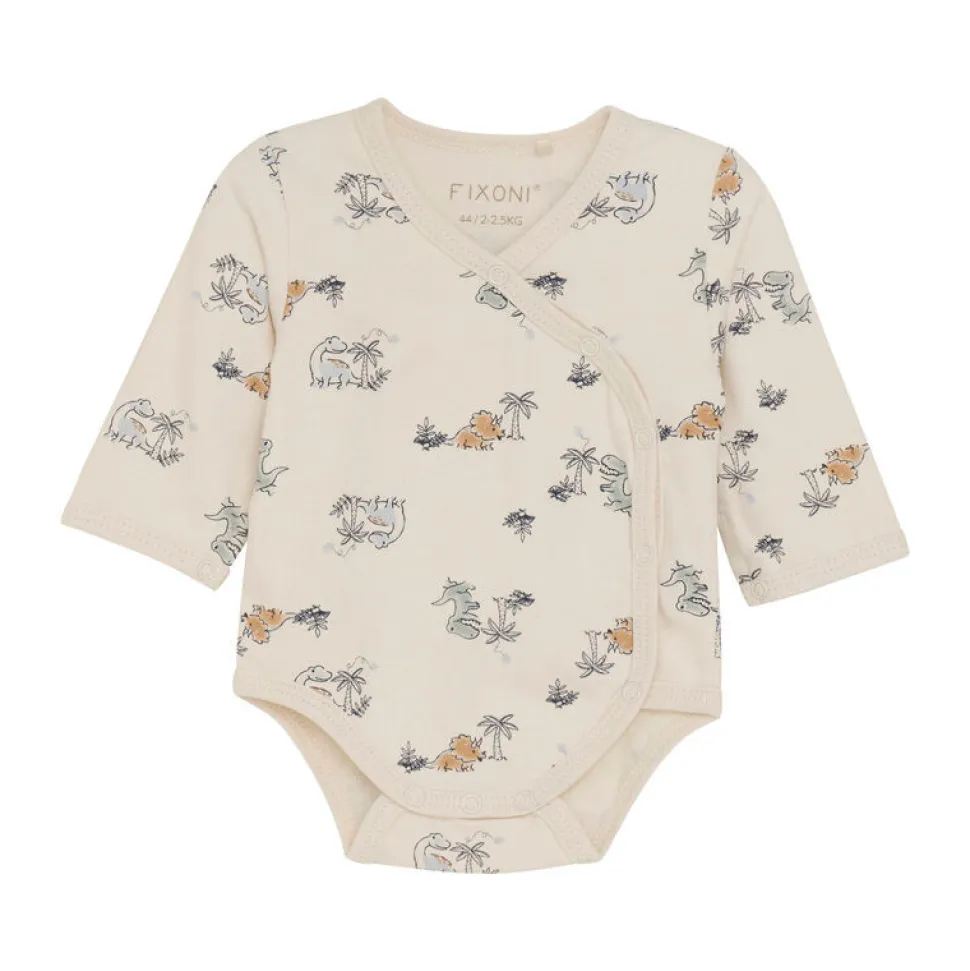 Slå-om Body Langærmet AOP - Zen Blue