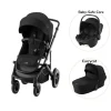 Smile 5Z inkl. liggedel og Baby-Safe Core autostol - space black