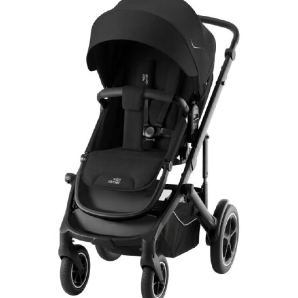 Smile 5Z inkl. liggedel og Baby-Safe Core autostol - space black