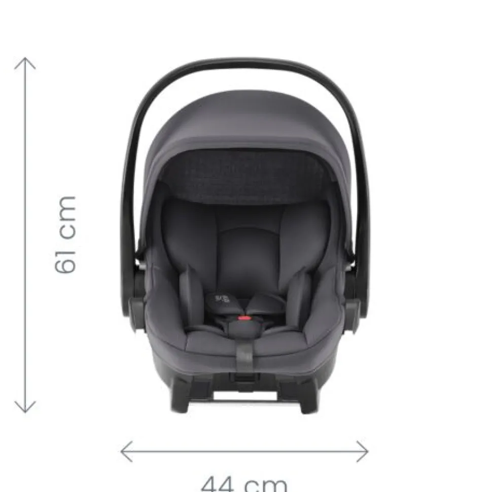 Smile 5Z inkl. liggedel og Baby-Safe Core autostol - space black
