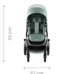 Smile 5Z inkl. liggedel og Baby-Safe Core autostol - space black