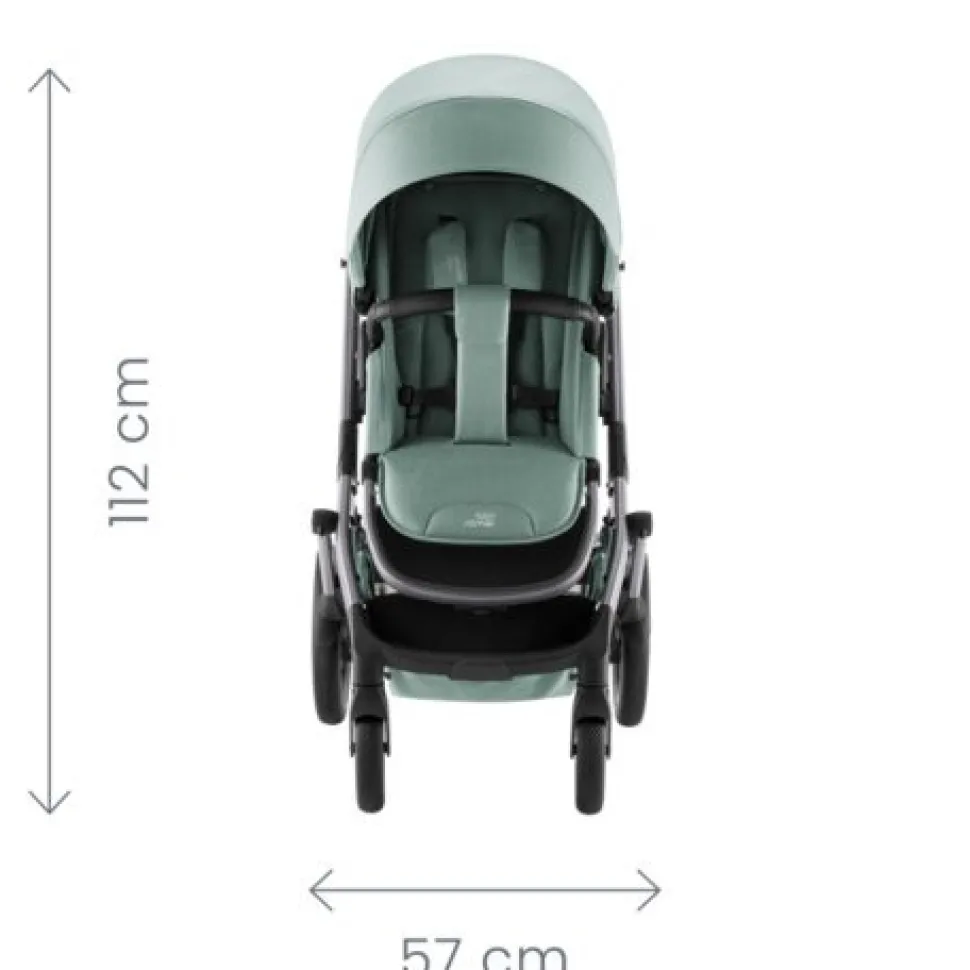 Smile 5Z inkl. liggedel og Baby-Safe Core autostol - space black