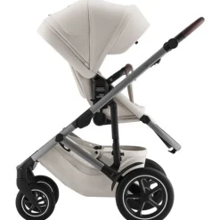 Smile 5Z lux inkl. liggedel og Baby-Safe Core autostol - soft taupe/space black
