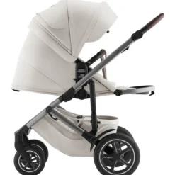 Smile 5Z lux inkl. liggedel og Baby-Safe Core autostol - soft taupe/space black