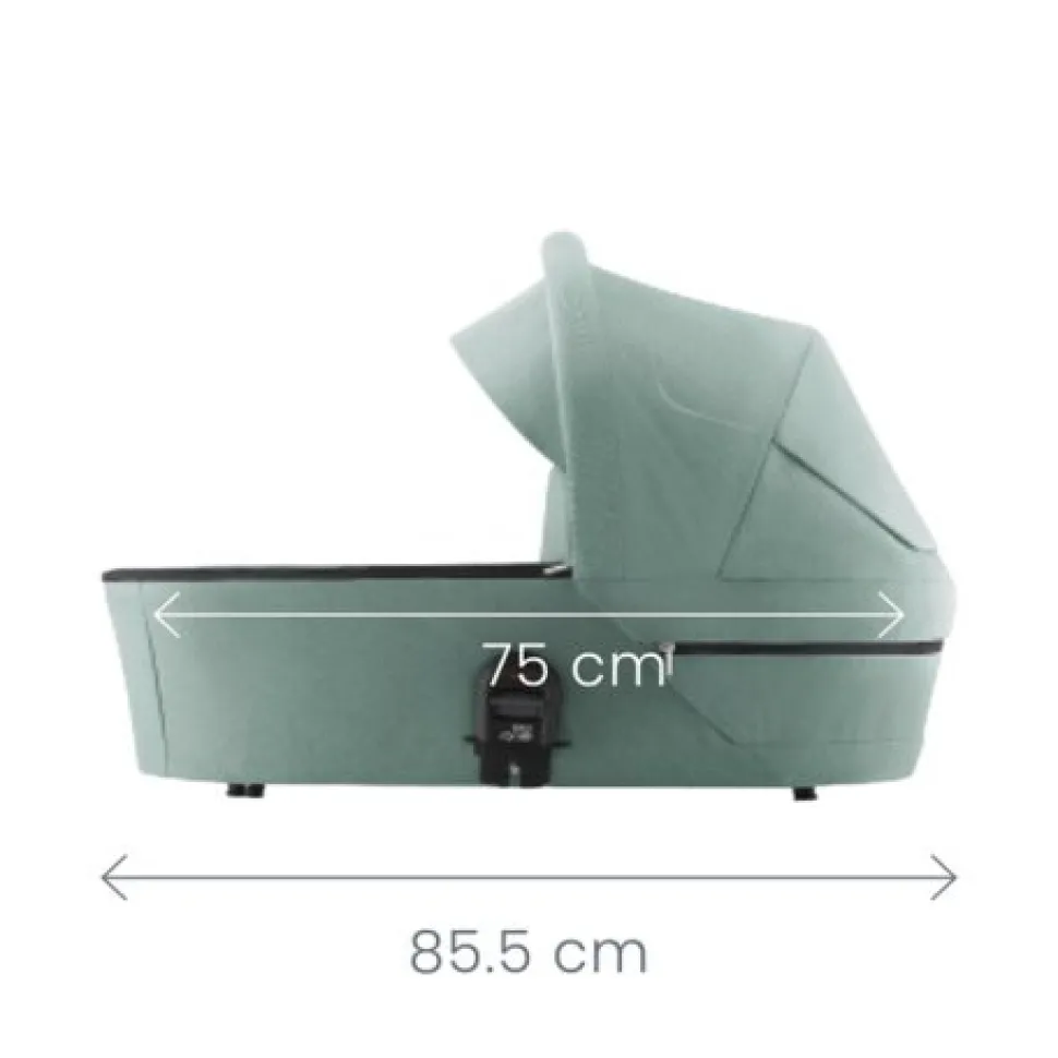 Smile 5Z lux inkl. liggedel og Baby-Safe Core autostol - urban olive/space black