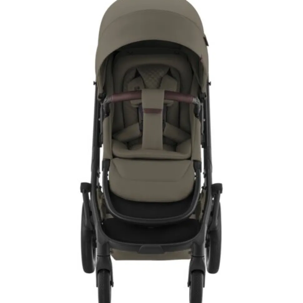 Smile 5Z lux inkl. liggedel og Baby-Safe Core autostol - urban olive/space black
