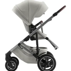 Smile 5Z lux inkl. liggedel og Baby-Safe Core autostol - linen grey/space black