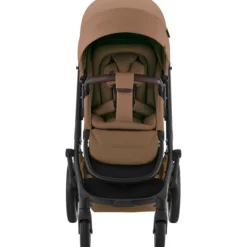 Smile 5Z lux inkl. liggedel og Baby-Safe Core autostol - warm caramel/space black