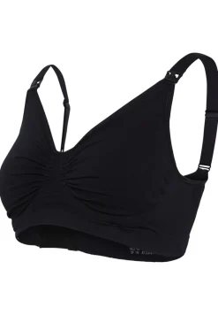 Sømløs Amme BH Med Gelé Bøjle - Sort