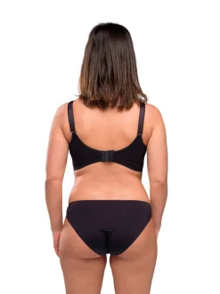 Sømløs Amme BH Med Gelé Bøjle - Sort