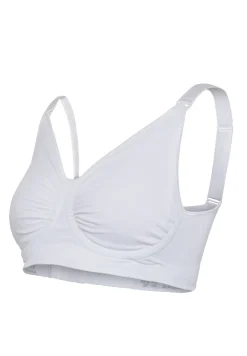 Sømløs Amme BH Med Gelé Bøjle - Hvid