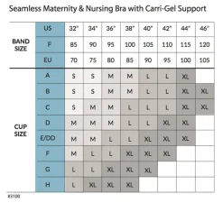 Sømløs Amme BH Med Gelé Bøjle - Hvid