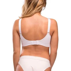 Sømløs Amme BH Med Gelé Bøjle - Hvid