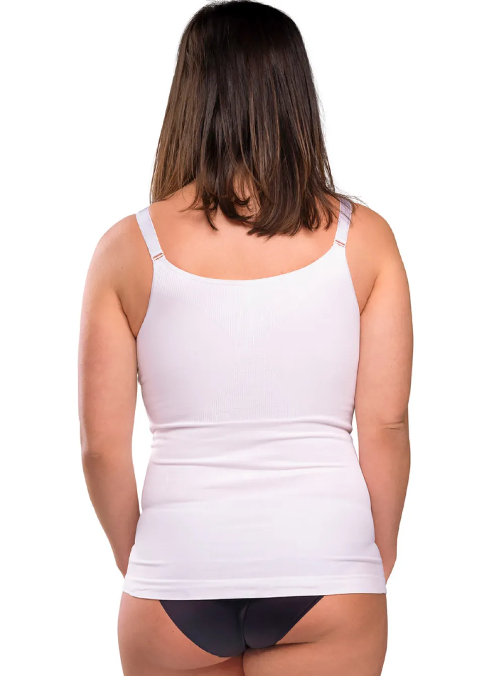 Sømløs Ammetop Med Shapewear - Hvid