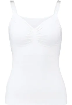 Sømløs Ammetop Med Shapewear - Hvid
