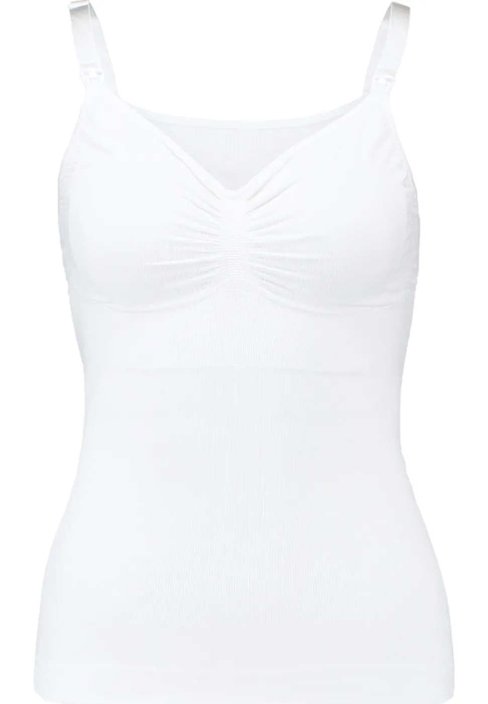 Sømløs Ammetop Med Shapewear - Hvid