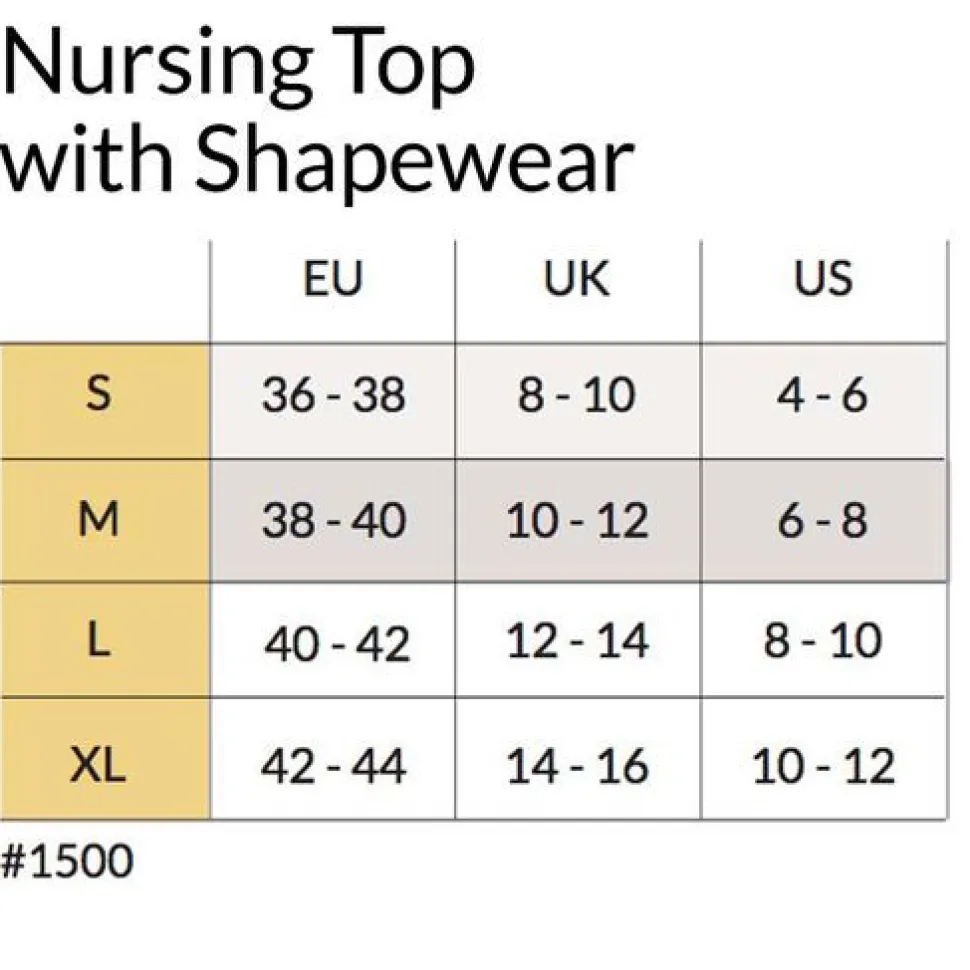 Sømløs Ammetop Med Shapewear - Hvid