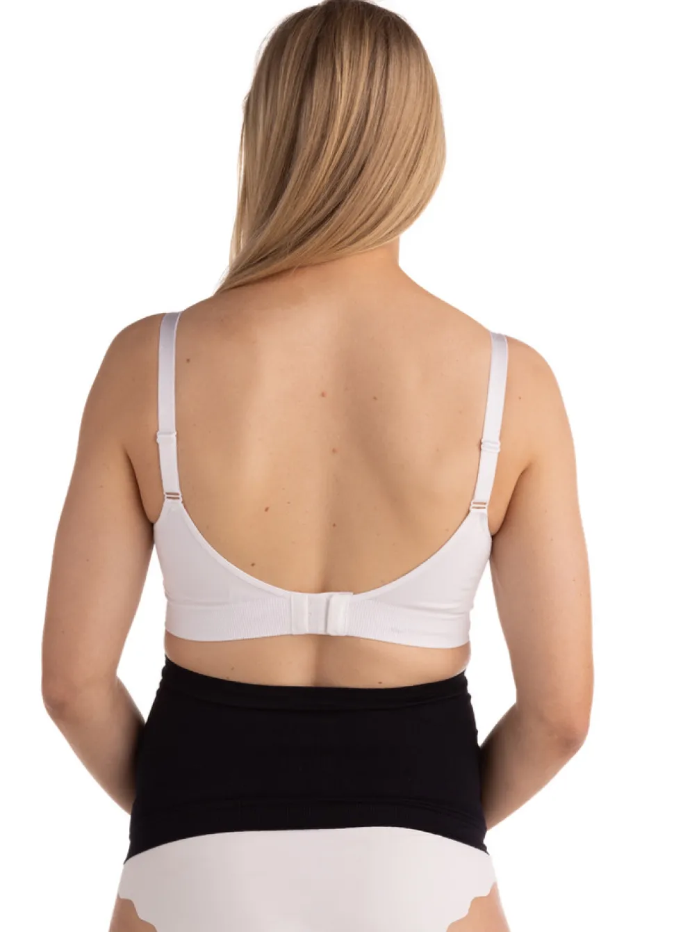 Sømløs Graviditetsstøttebånd - Sort