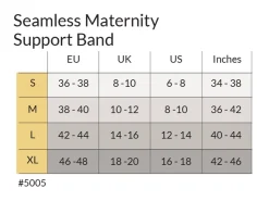 Sømløs Graviditetsstøttebånd - Hvid
